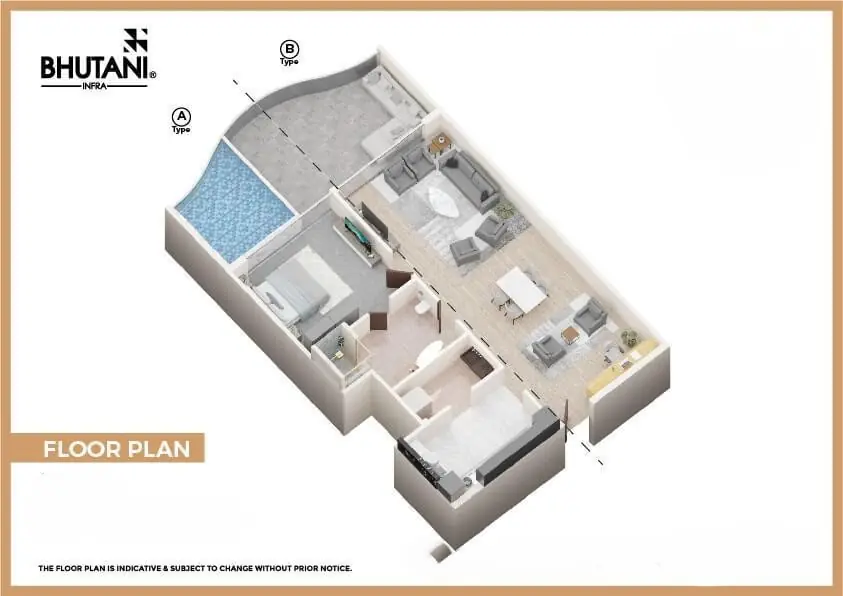 Bayview Bhutani Film City Noida Floor Plan